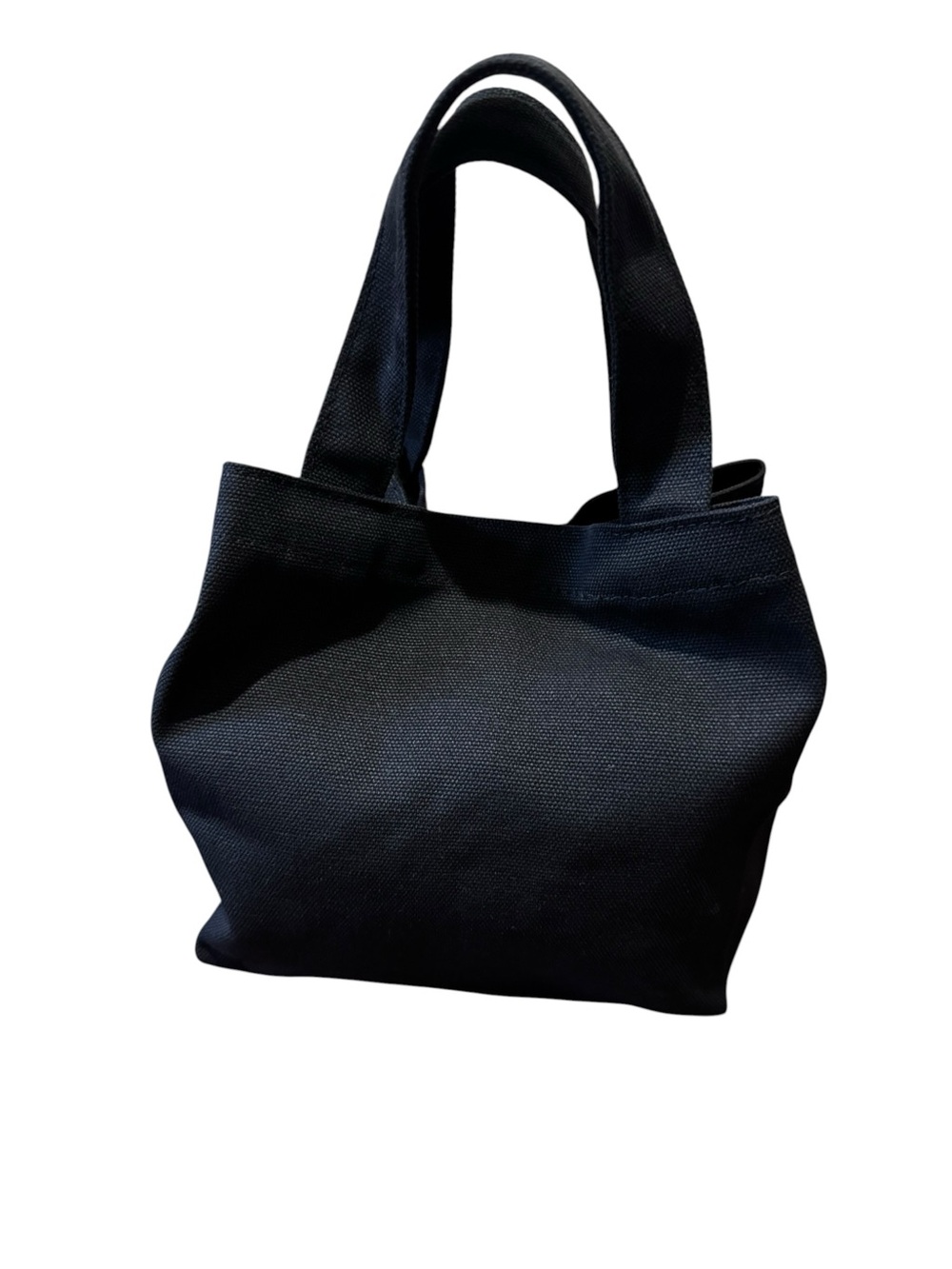 Prada Milano GWP Black Canvas Logo Tote Small Nylon Tote with Top Handles - Picture 4 of 10
